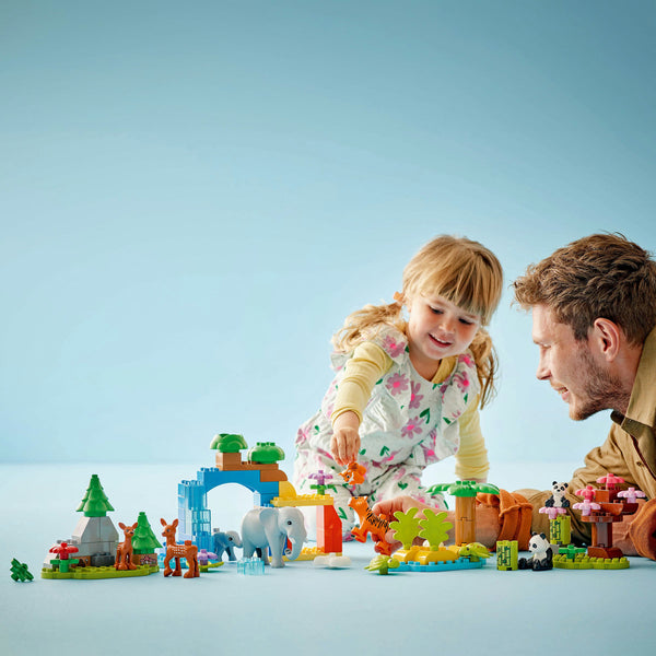 LEGO DUPLO 10446 — Familii de animale salbatice 3 în 1 – imagine 7