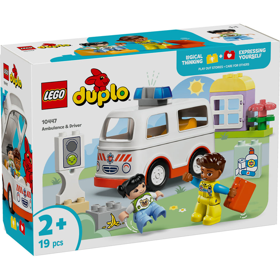 LEGO DUPLO 10447 — Ambulanta și sofer – imagine 2