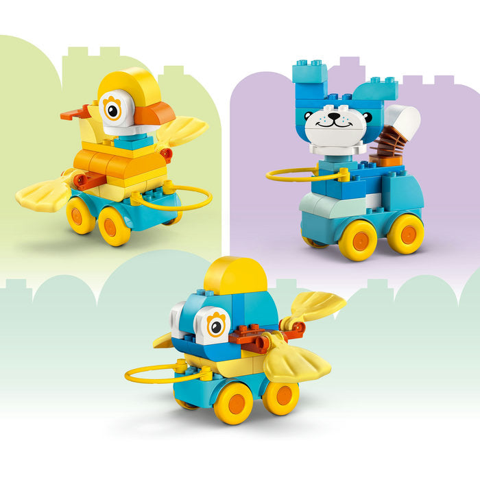LEGO DUPLO 10448 — Animale pe roți 3 în 1 – imagine 8