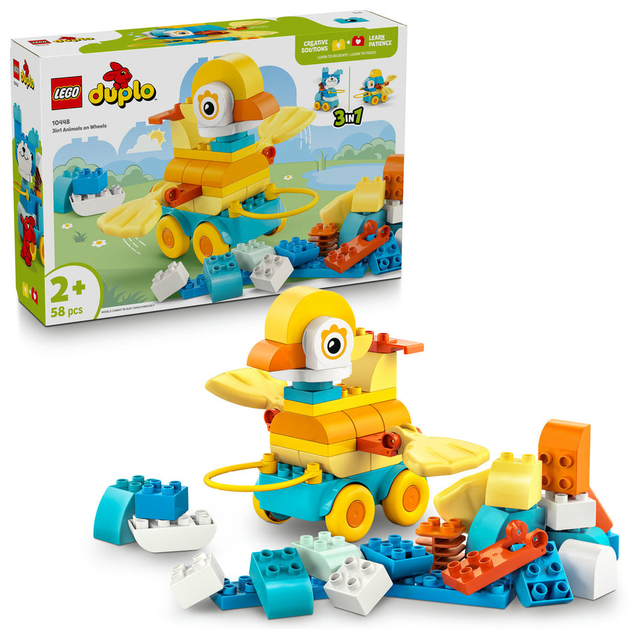 LEGO DUPLO 10448 — Animale pe roți 3 în 1 – imagine 3