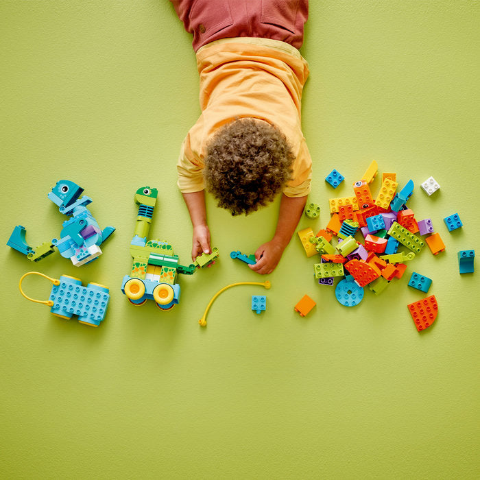 LEGO DUPLO 10451 — Dinozauri pe roți 3 în 1 – imagine 8