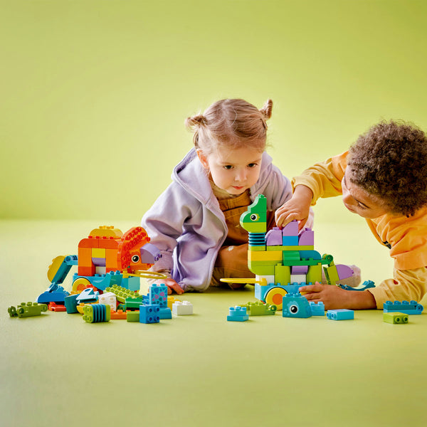 LEGO DUPLO 10451 — Dinozauri pe roți 3 în 1 – imagine 7