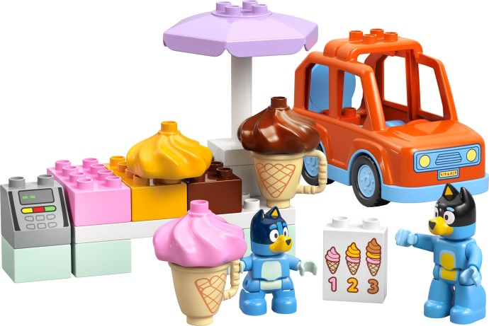 LEGO DUPLO 10458 — Vizita cu Blue la furgoneta de inghetata