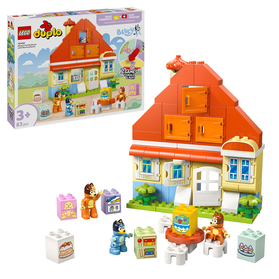LEGO DUPLO 10459 — Casa de familie a lui Blue cu un joc de memorie – imagine 1