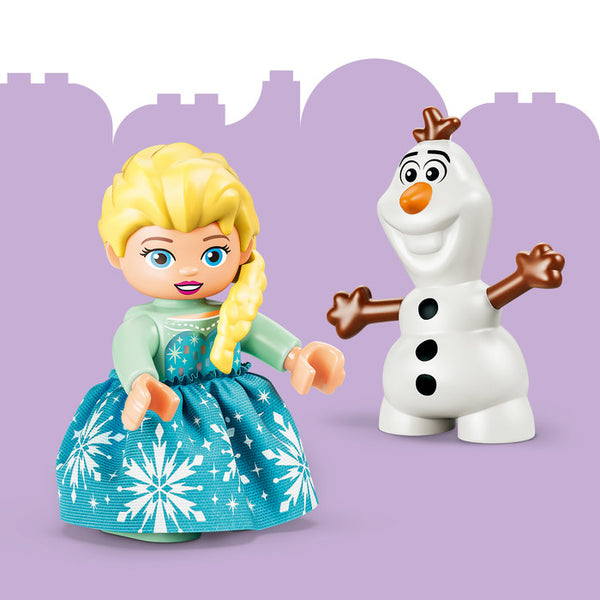 LEGO DUPLO 10462 — Cutie creativă cu Elsa și Olaf din Regatul de gheață – imagine 6