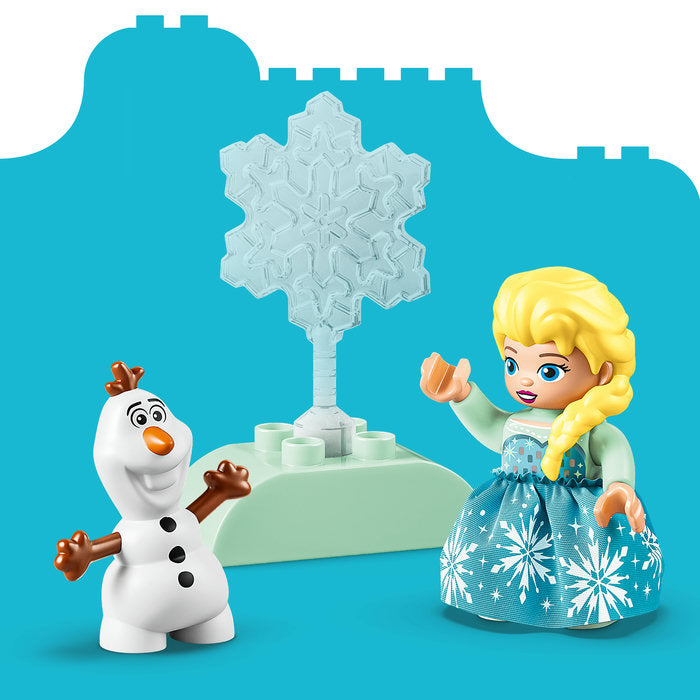 LEGO DUPLO 10462 — Cutie creativă cu Elsa și Olaf din Regatul de gheață – imagine 8