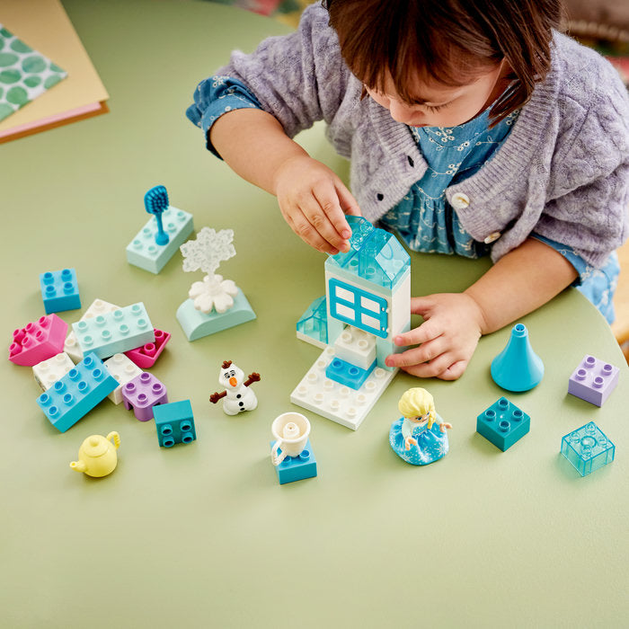 LEGO DUPLO 10462 — Cutie creativă cu Elsa și Olaf din Regatul de gheață – imagine 9