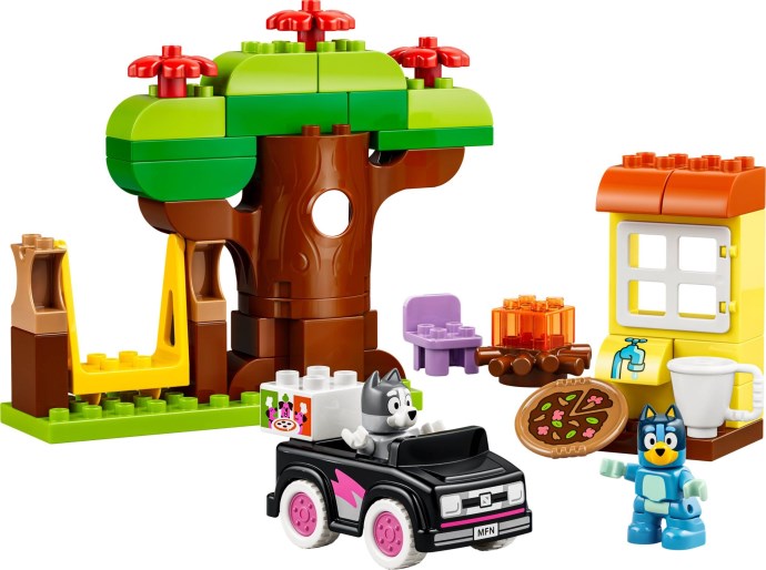 LEGO DUPLO 10469 — Muffin și Blue, fetele care aduc pizza