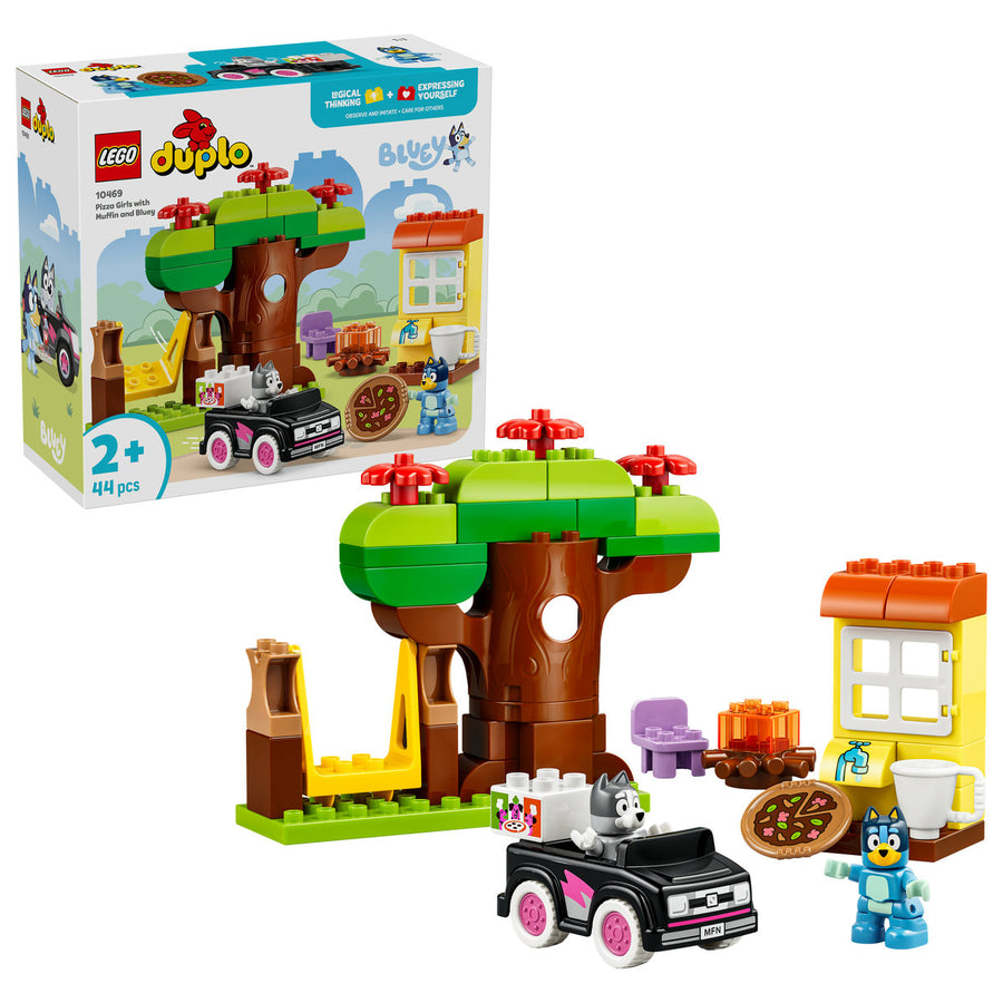 LEGO DUPLO 10469 — Muffin și Blue, fetele care aduc pizza – imagine 1