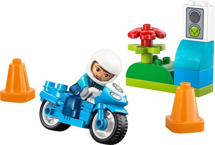 LEGO DUPLO 10471 — Motocicletă albastră de poliție