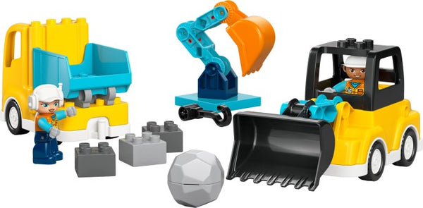 LEGO DUPLO 10475 — Vehicule de construcții 3 în 1
