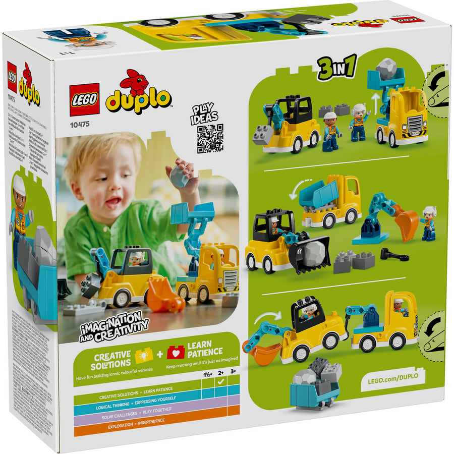 LEGO DUPLO 10475 — Vehicule de construcții 3 în 1 – imagine 3