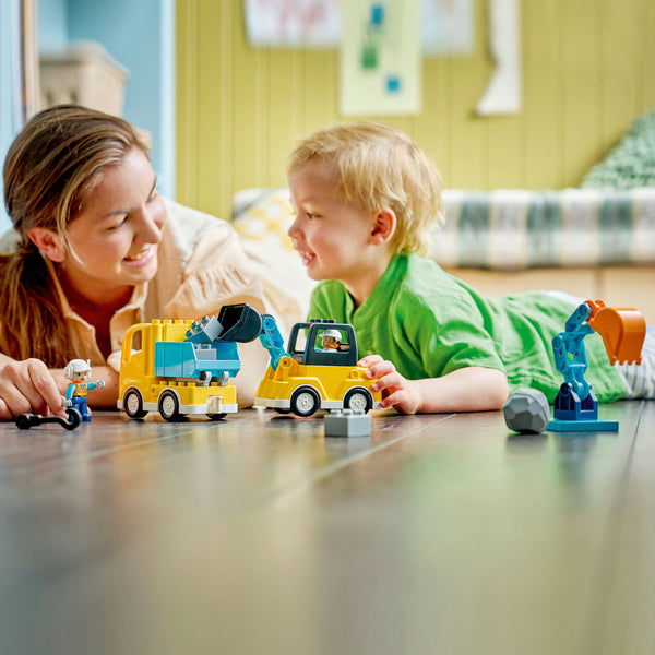 LEGO DUPLO 10475 — Vehicule de construcții 3 în 1 – imagine 4