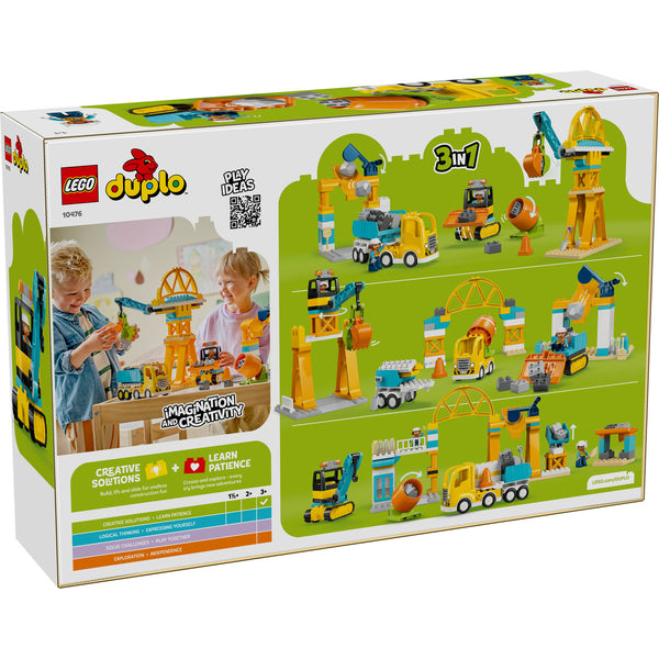 LEGO DUPLO 10476 — Șantier și vehicule de construcții 3 în 1 – imagine 3