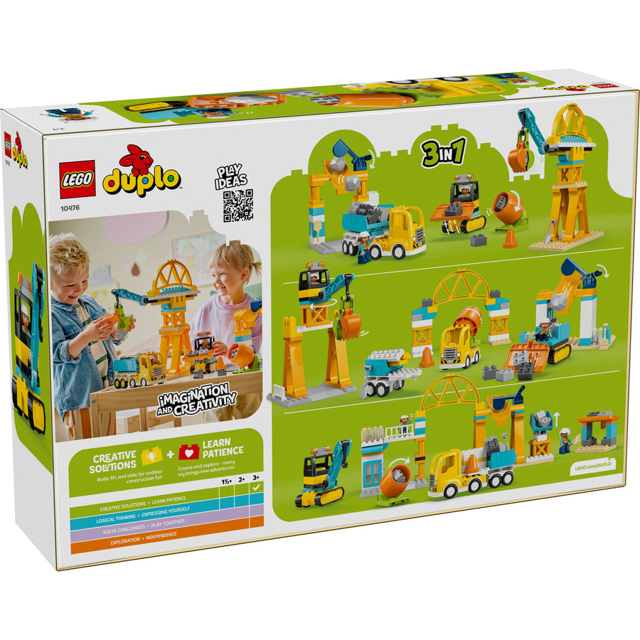 LEGO DUPLO 10476 — Șantier și vehicule de construcții 3 în 1 – imagine 3