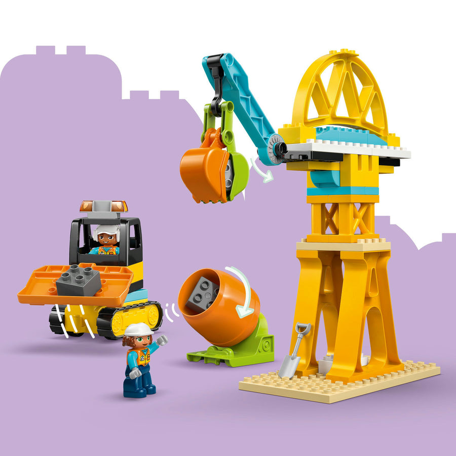 LEGO DUPLO 10476 — Șantier și vehicule de construcții 3 în 1 – imagine 5