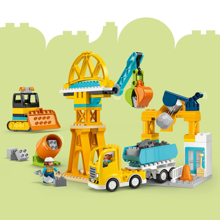 LEGO DUPLO 10476 — Șantier și vehicule de construcții 3 în 1 – imagine 7