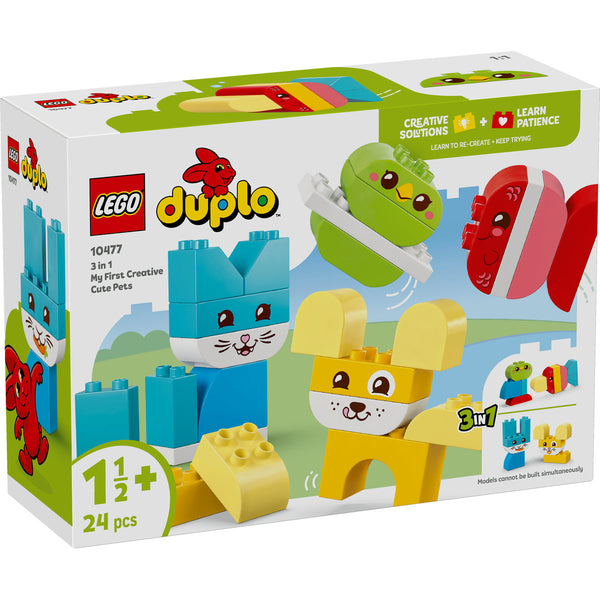 LEGO DUPLO 10477 — Animăluțe de companie creative 3 în 1 – imagine 2