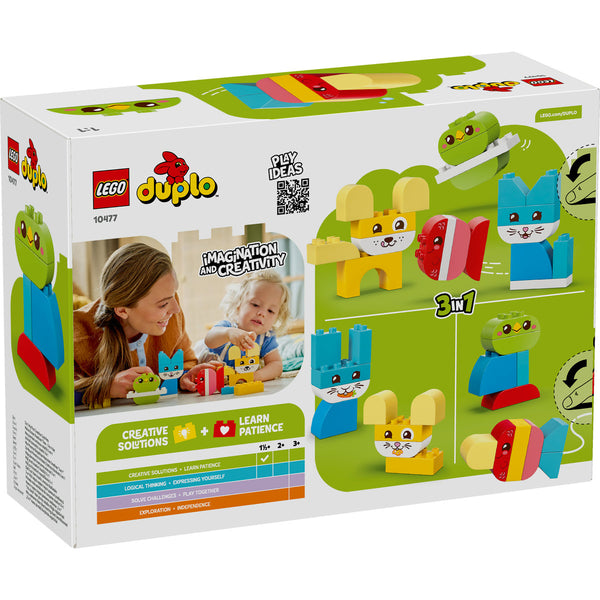 LEGO DUPLO 10477 — Animăluțe de companie creative 3 în 1 – imagine 3