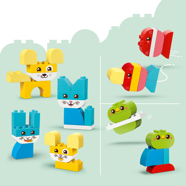 LEGO DUPLO 10477 — Animăluțe de companie creative 3 în 1 – imagine 6