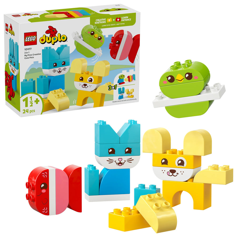 LEGO DUPLO 10477 — Animăluțe de companie creative 3 în 1 – imagine 1