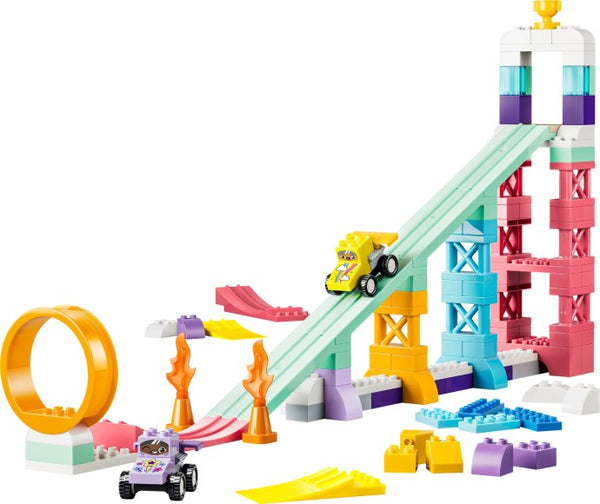 LEGO DUPLO 10478 — Rampe creative cu vehicule 3 în 1