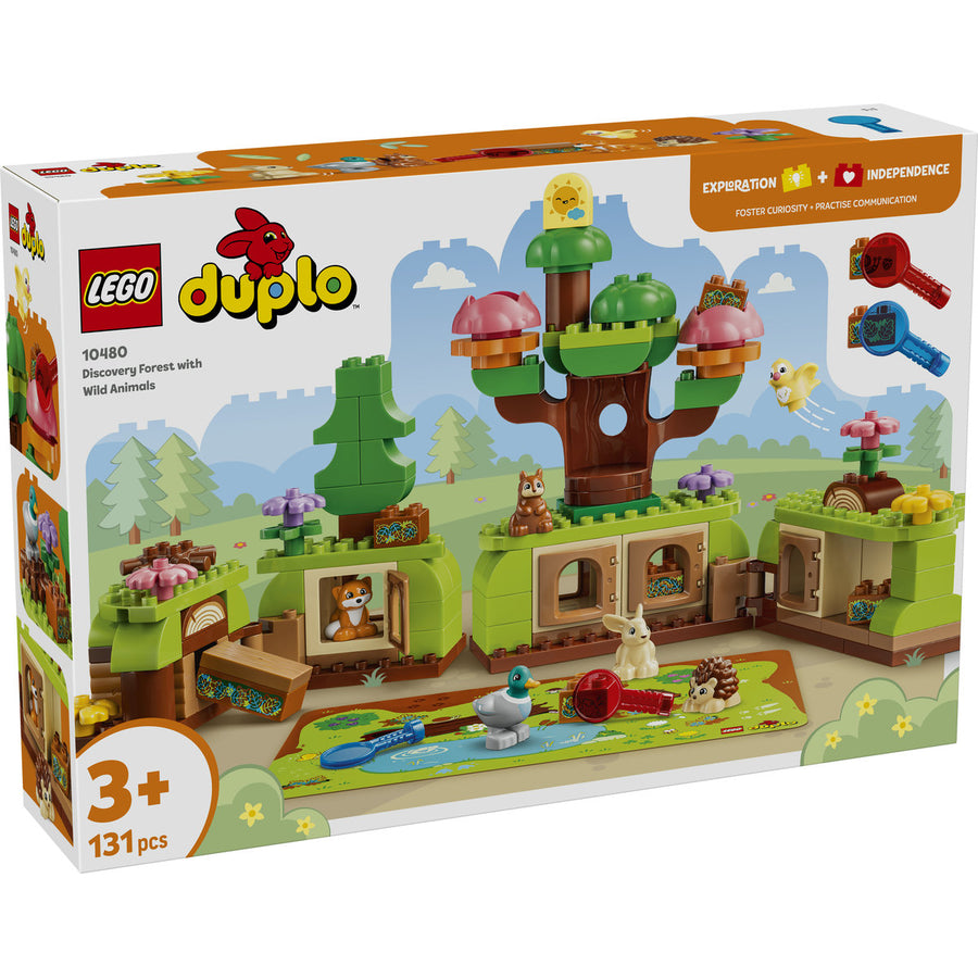 LEGO DUPLO 10480 — Pădurea descoperirilor cu animale sălbatice – imagine 2