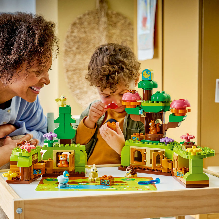 LEGO DUPLO 10480 — Pădurea descoperirilor cu animale sălbatice – imagine 4