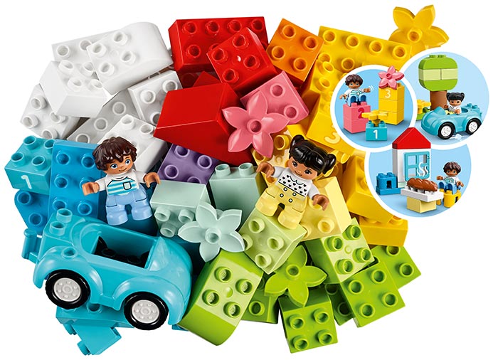 LEGO DUPLO 10913 — Cutie in forma de caramida – imagine 4