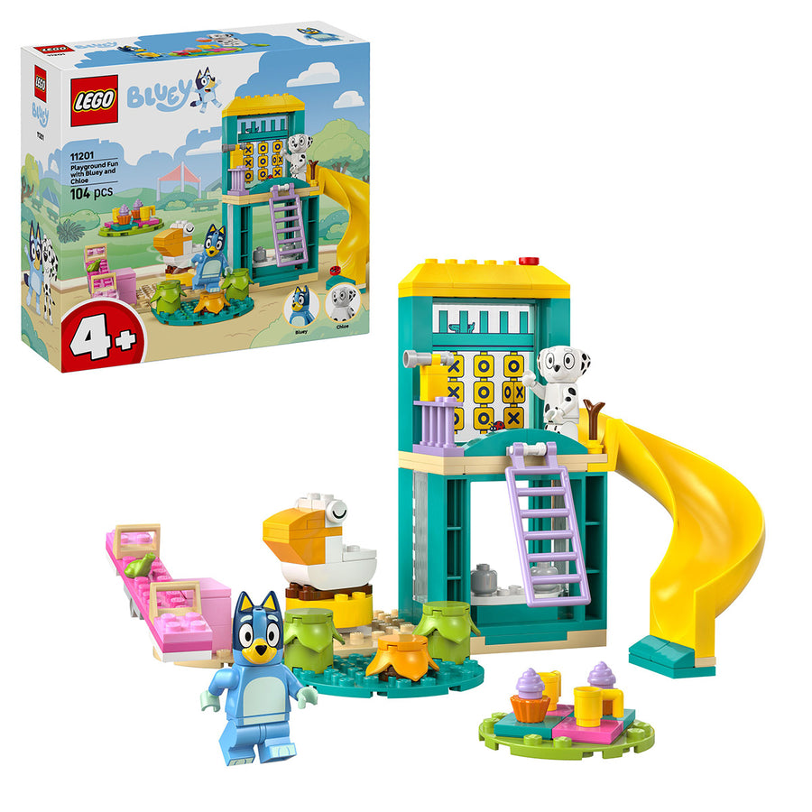 LEGO Bluey 11201 — Distractie la locul de joaca cu Blue și Chloe – imagine 1