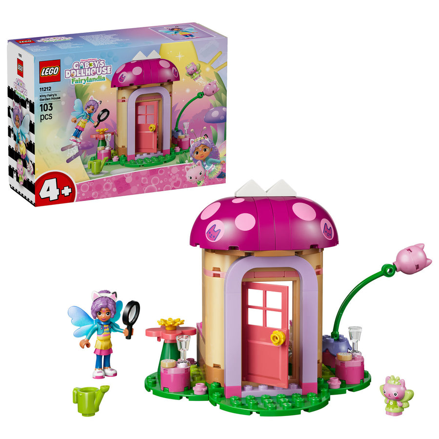 LEGO Gabby s Dollhouse 11212 — Căsuța din grădină a Miau-Zânei