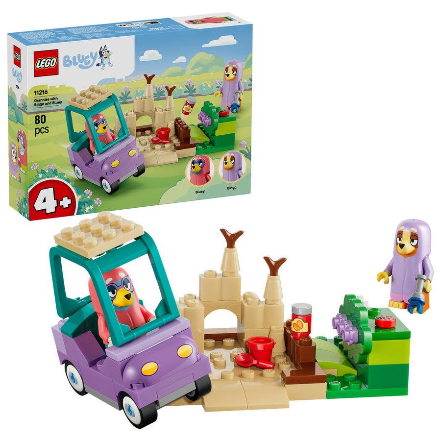 LEGO Bluey 11216 — Bingo și Blue se joacă de-a bunicuțele – imagine 1