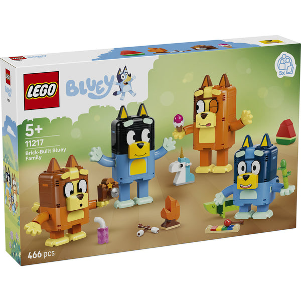 LEGO Bluey 11217 — Familia lui Blue din cărămizi – imagine 2