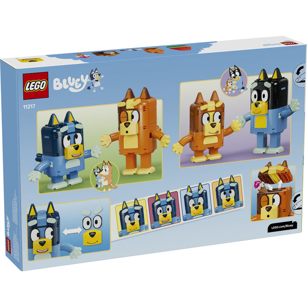 LEGO Bluey 11217 — Familia lui Blue din cărămizi – imagine 3