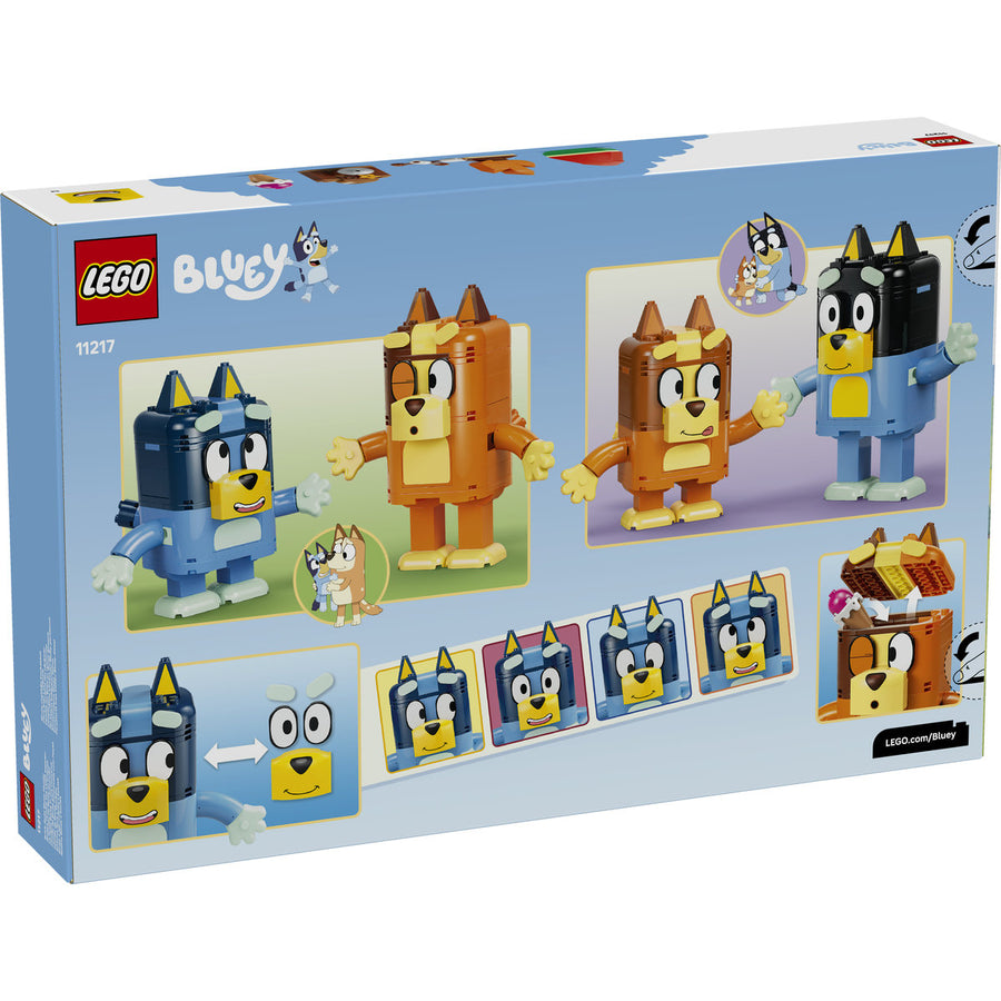 LEGO Bluey 11217 — Familia lui Blue din cărămizi – imagine 3