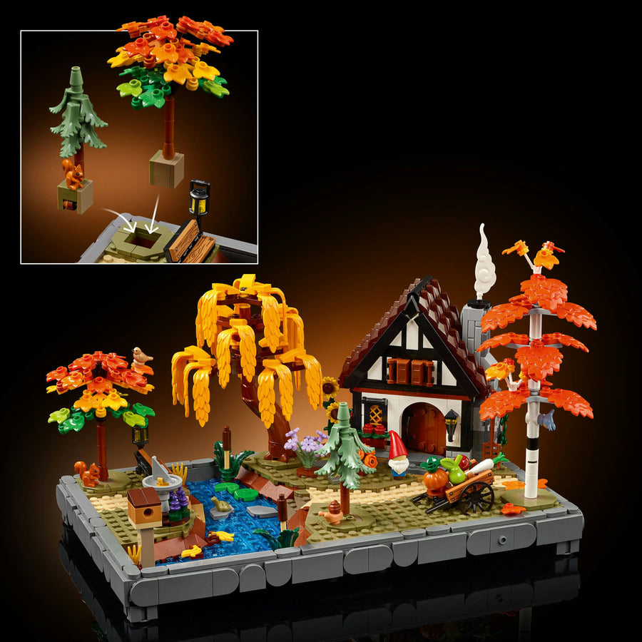 LEGO Icons (Creator Expert) 11372 — Grădină de cabană toamna – imagine 6