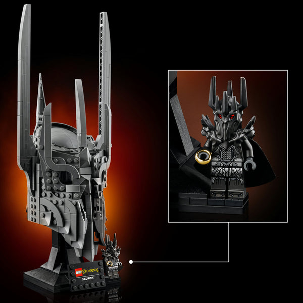 LEGO Icons (Creator Expert) 11373 — Stăpânul inelelor: Casca lui Sauron – imagine 5