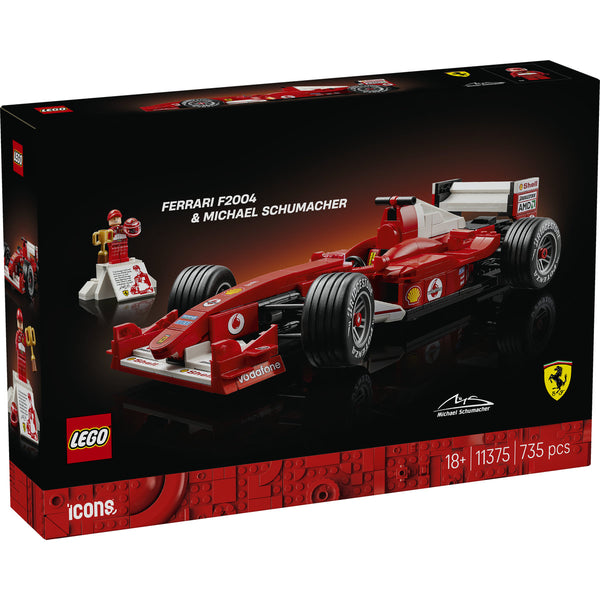 LEGO Icons (Creator Expert) 11375 — Ferrari F2004 și Michael Schumacher – imagine 2