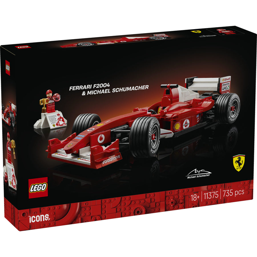 LEGO Icons (Creator Expert) 11375 — Ferrari F2004 și Michael Schumacher – imagine 2