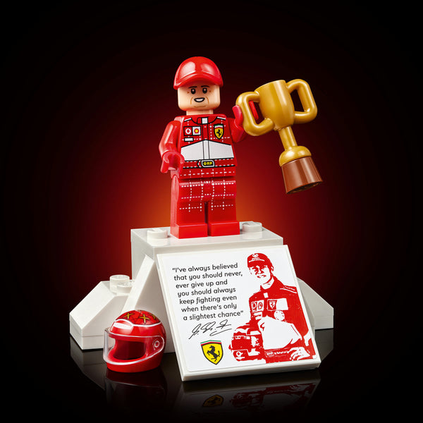 LEGO Icons (Creator Expert) 11375 — Ferrari F2004 și Michael Schumacher – imagine 5