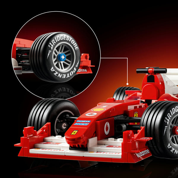 LEGO Icons (Creator Expert) 11375 — Ferrari F2004 și Michael Schumacher – imagine 6