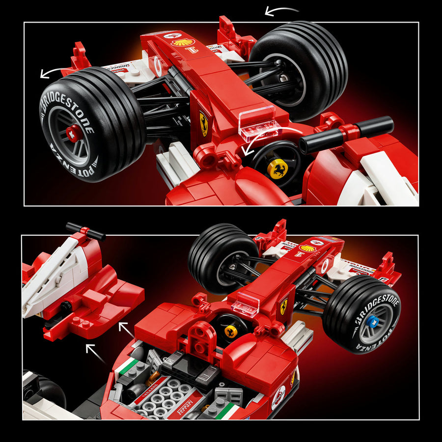 LEGO Icons (Creator Expert) 11375 — Ferrari F2004 și Michael Schumacher – imagine 7
