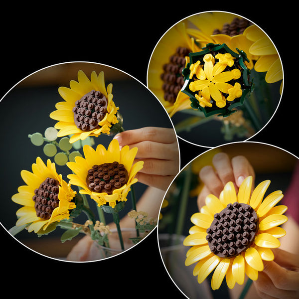 LEGO Colectia Botanica 11502 — Buchet de floarea soarelui – imagine 4