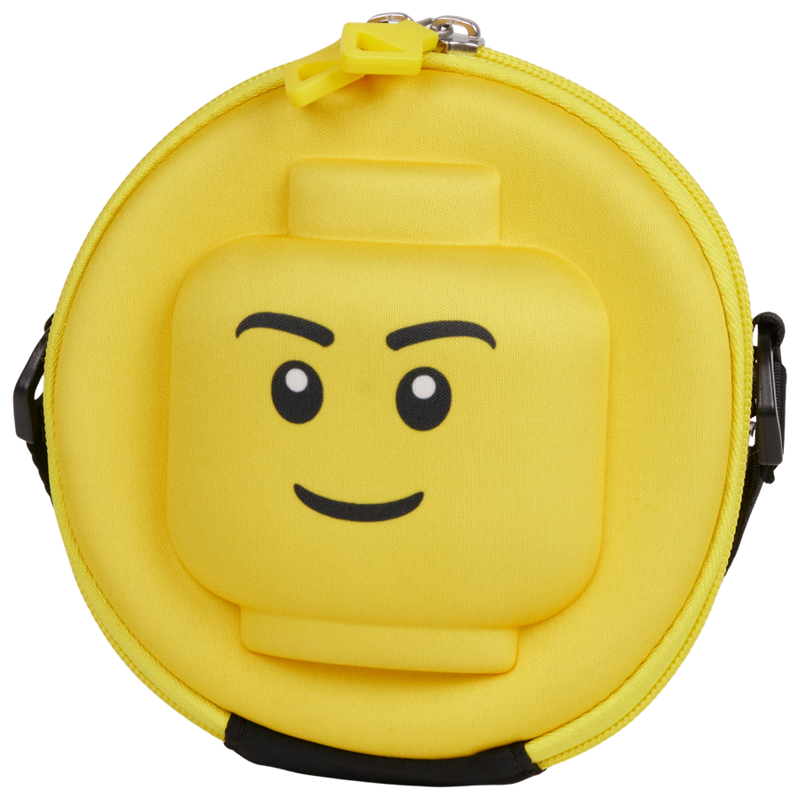Geantă rotundă LEGO 3D Minifigure Head