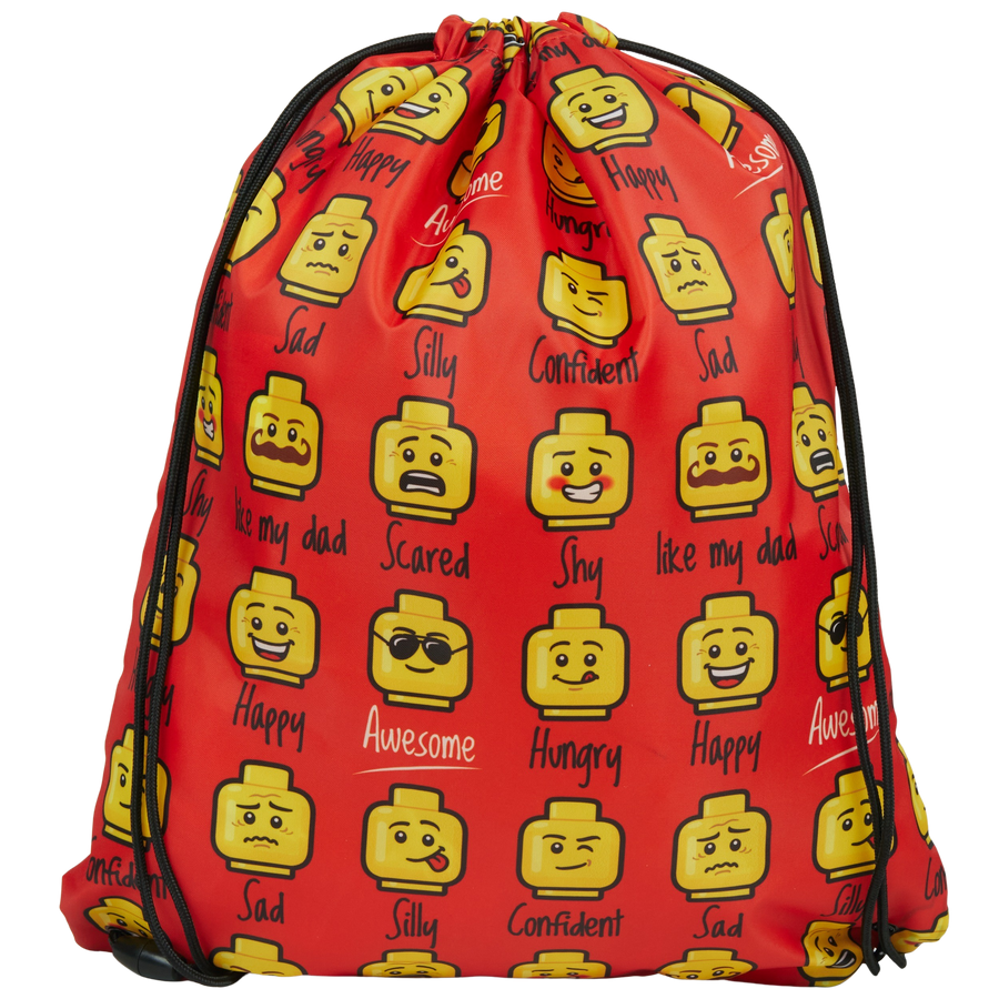 Sac sport LEGO Minifigurine Roșu – imagine 2