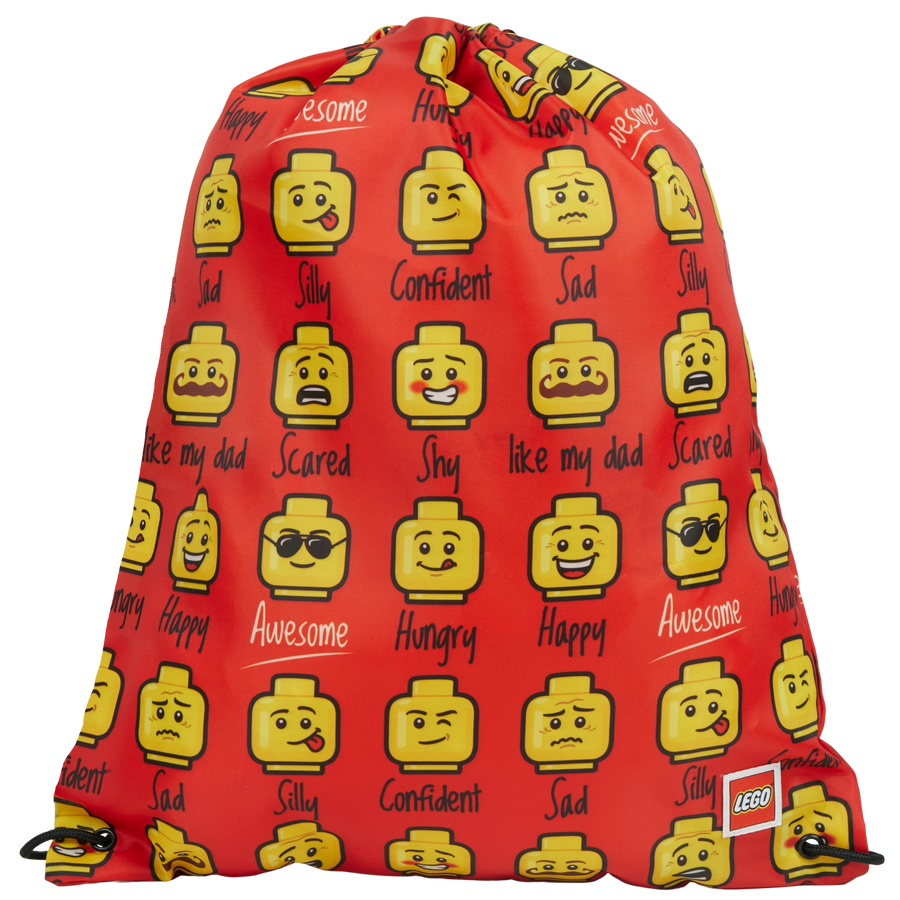 Sac sport LEGO Minifigurine Roșu