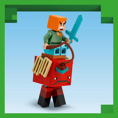 LEGO Minecraft 21266 — Batalie deasupra lavei în Nether – imagine 9