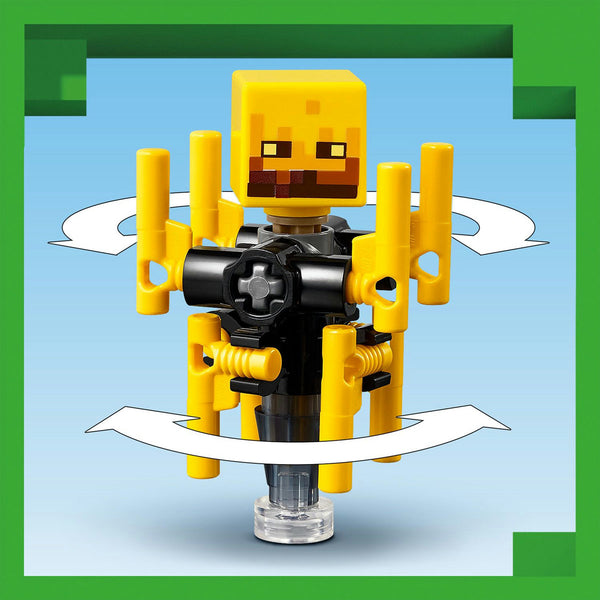 LEGO Minecraft 21266 — Batalie deasupra lavei în Nether – imagine 4