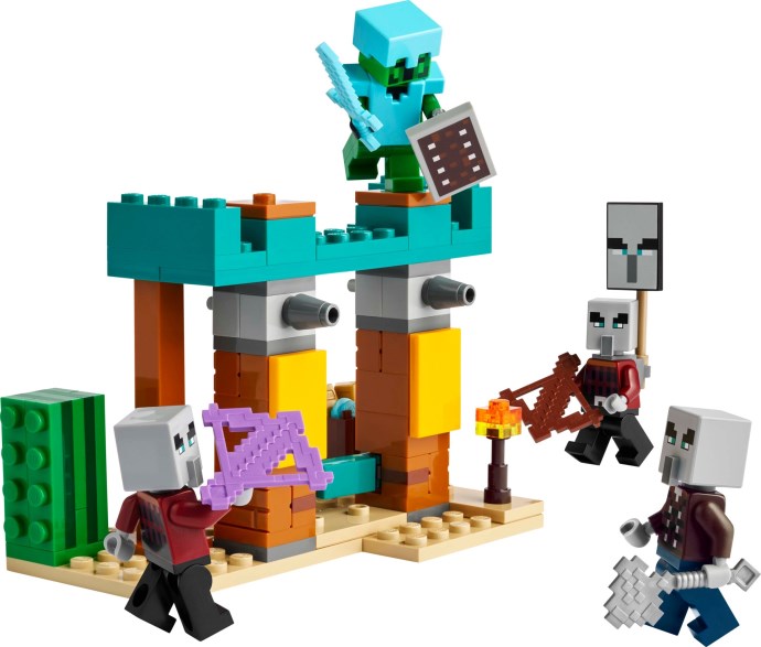 LEGO Minecraft 21267 — Patrula Illager în desert