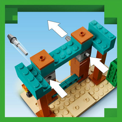 LEGO Minecraft 21267 — Patrula Illager în desert – imagine 9